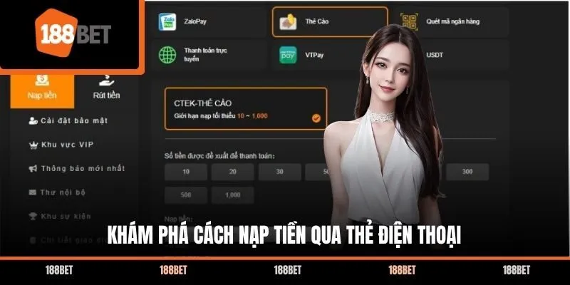 Khám phá cách nạp tiền qua thẻ điện thoại
